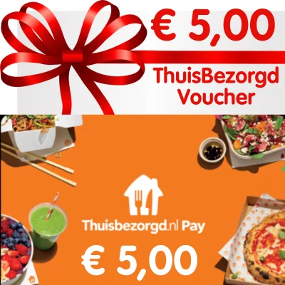 ThuisBezorgd Voucher 5 euro