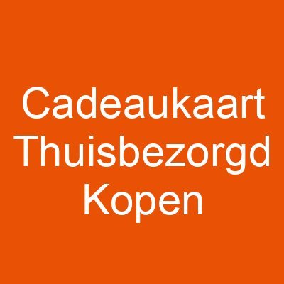 Cadeaukaart Thuisbezorgd Kopen