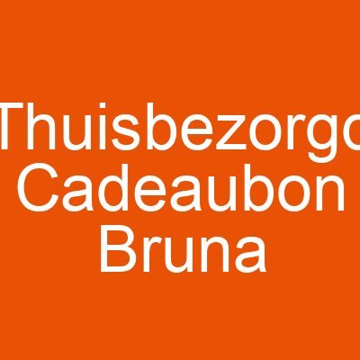 Thuisbezorgd Cadeaubon Bruna