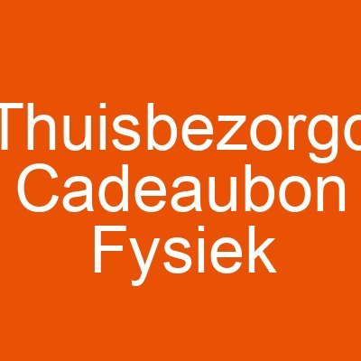 Thuisbezorgd Cadeaubon Fysiek
