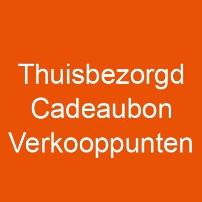 Thuisbezorgd Cadeaubon Verkooppunten