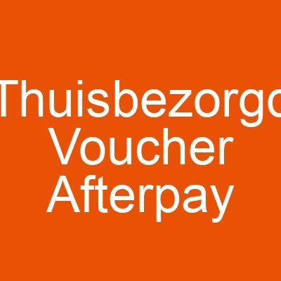 Thuisbezorgd Voucher Afterpay