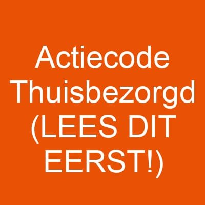 Actiecode Thuisbezorgd (LEES DIT EERST!)