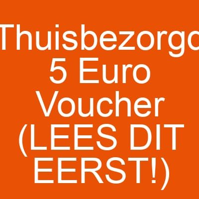 Thuisbezorgd 5 Euro Voucher (LEES DIT EERST!)