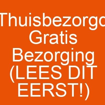 Thuisbezorgd Gratis Bezorging (LEES DIT EERST!)