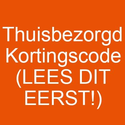 Thuisbezorgd Kortingscode (LEES DIT EERST!)
