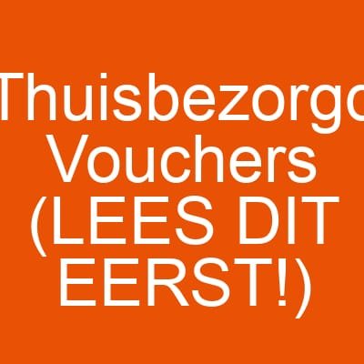 Thuisbezorgd Vouchers (LEES DIT EERST!)
